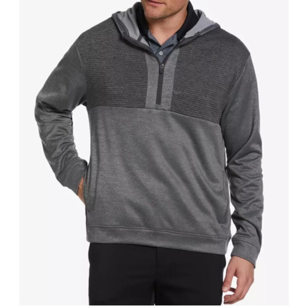 PGA Tour Men's Charcoal Pro Knit Golf Hoodie Size L